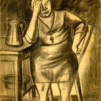 'Mãe do artista', cerca de 1950