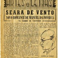 'Seara de vento : Novo romance de Manuel da Fonseca', In Diário do Norte (Artes e letras), 27 agosto 1959
