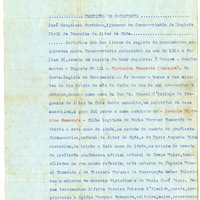 Certidão de nascimento de Joaquim Vitorino Namorado, Alter do Chão, 1914