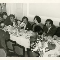 Alexandre Cabral num almoço de confraternização de intelectuais, 31 mai. 1958
