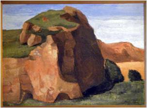 Paisagem, 1956, coleção MNR, doação Maria Barreira.