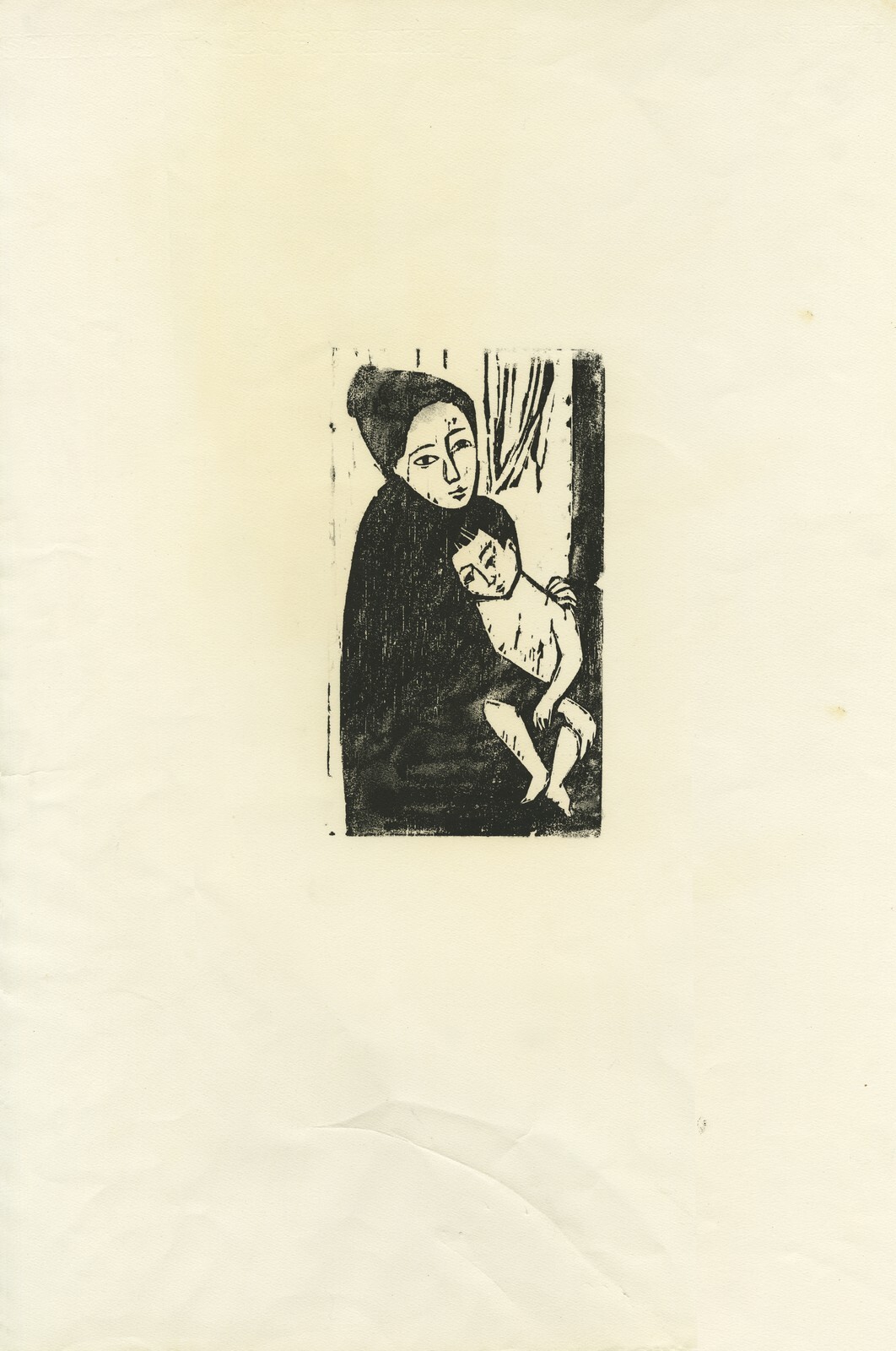 Sem título, Xilogravura, [1954]