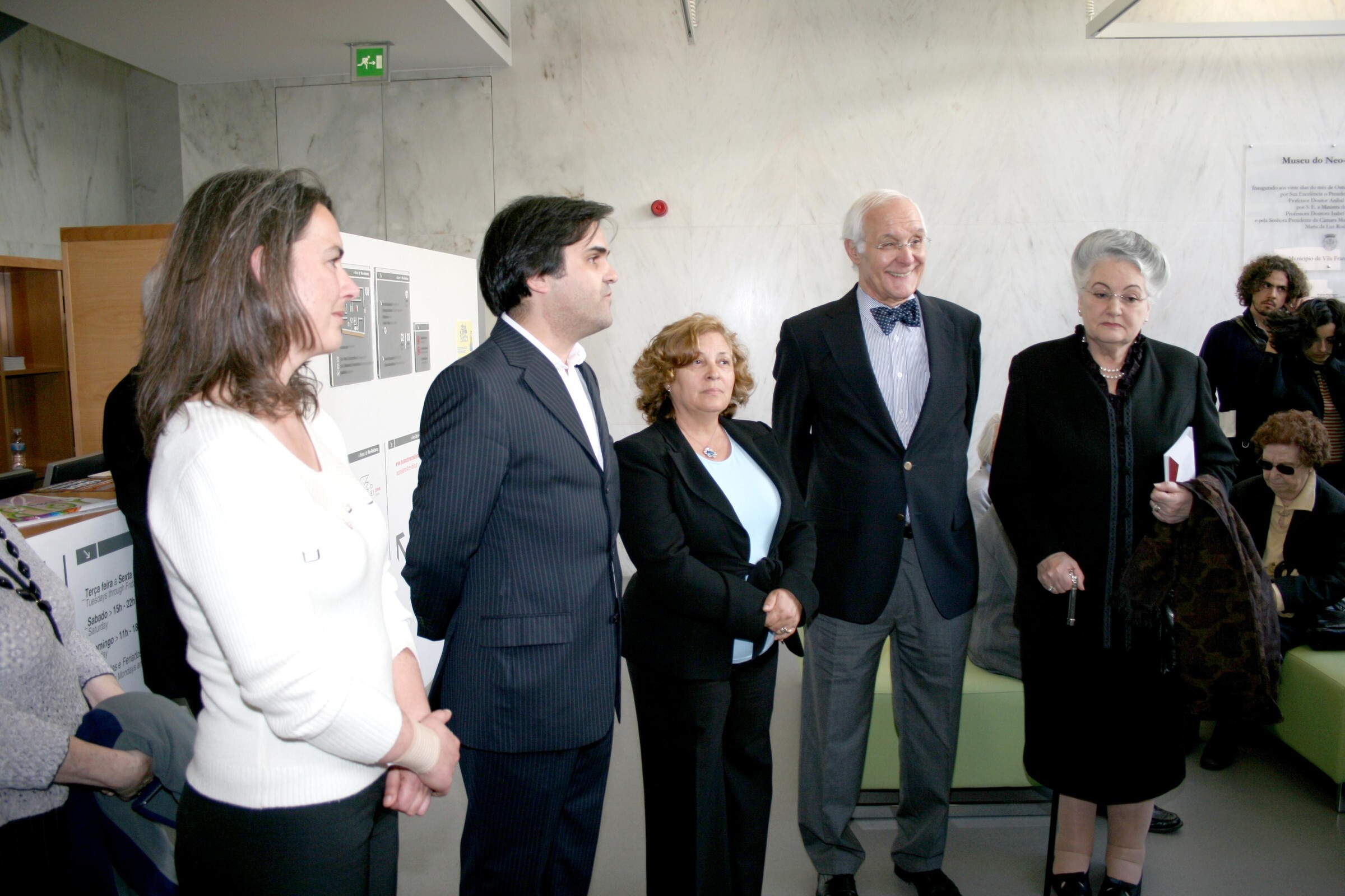 Baptista Bastos no Museu do Neo-Realismo na inauguração da Exposição Baptista Bastos, Prosador do...