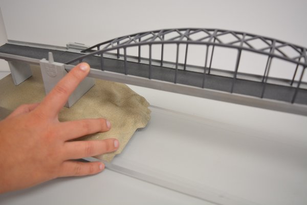 Réplica 3D – Secção da Ponte Marechal Carmona (Museu Municipal de Vila Franca de Xira)