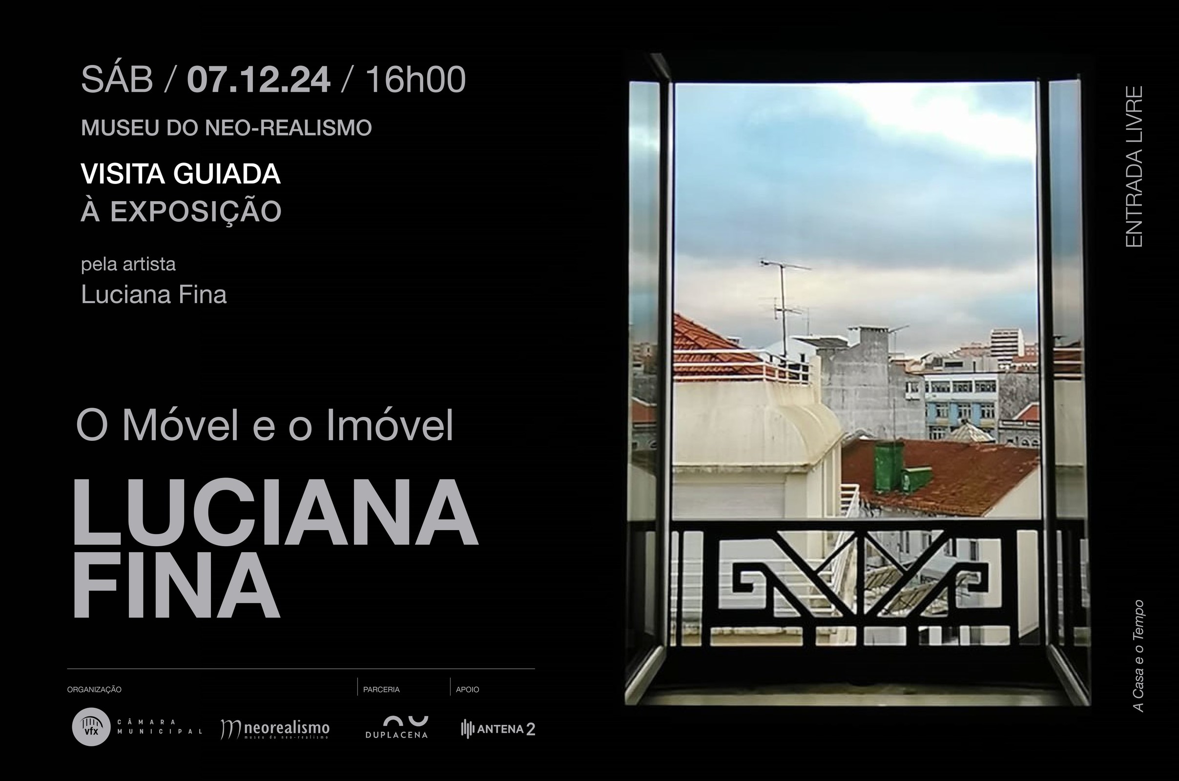 Visita guiada à exposição "O Móvel e o Imóvel" de Luciana Fina