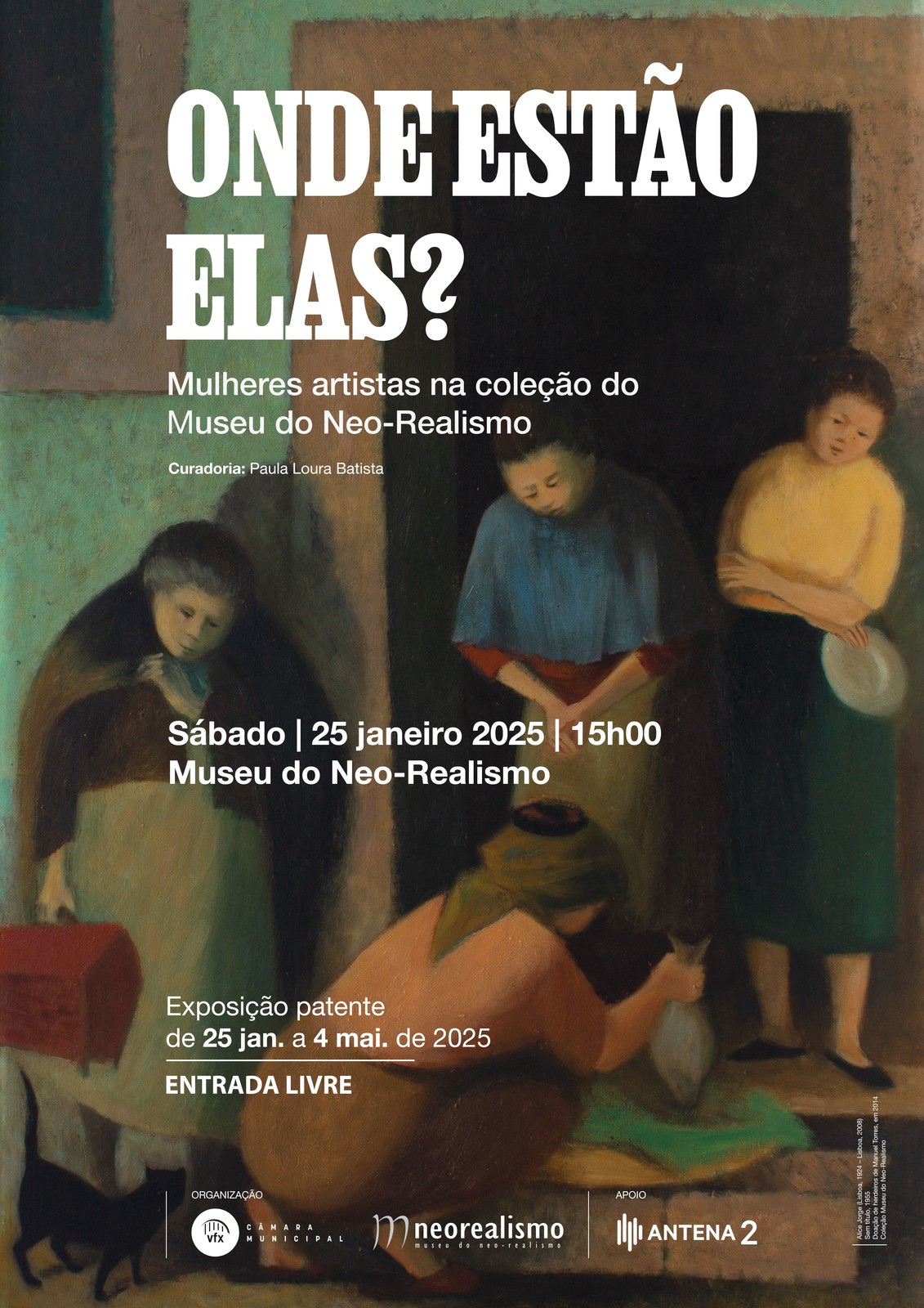 Exposição "Onde estão elas? Mulheres Artistas na Coleção do Museu do Neo-Realismo"