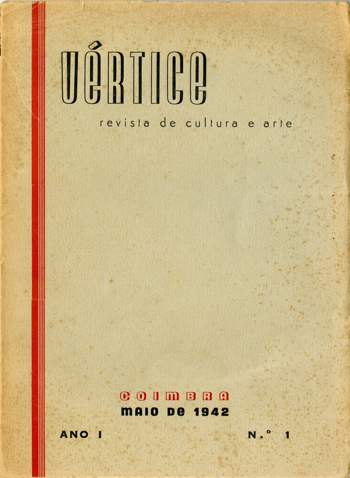 Vértice nº 1, maio de 1942