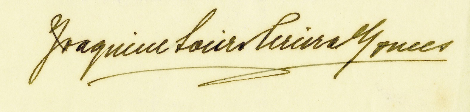 Assinatura de Soeiro Pereira Gomes.