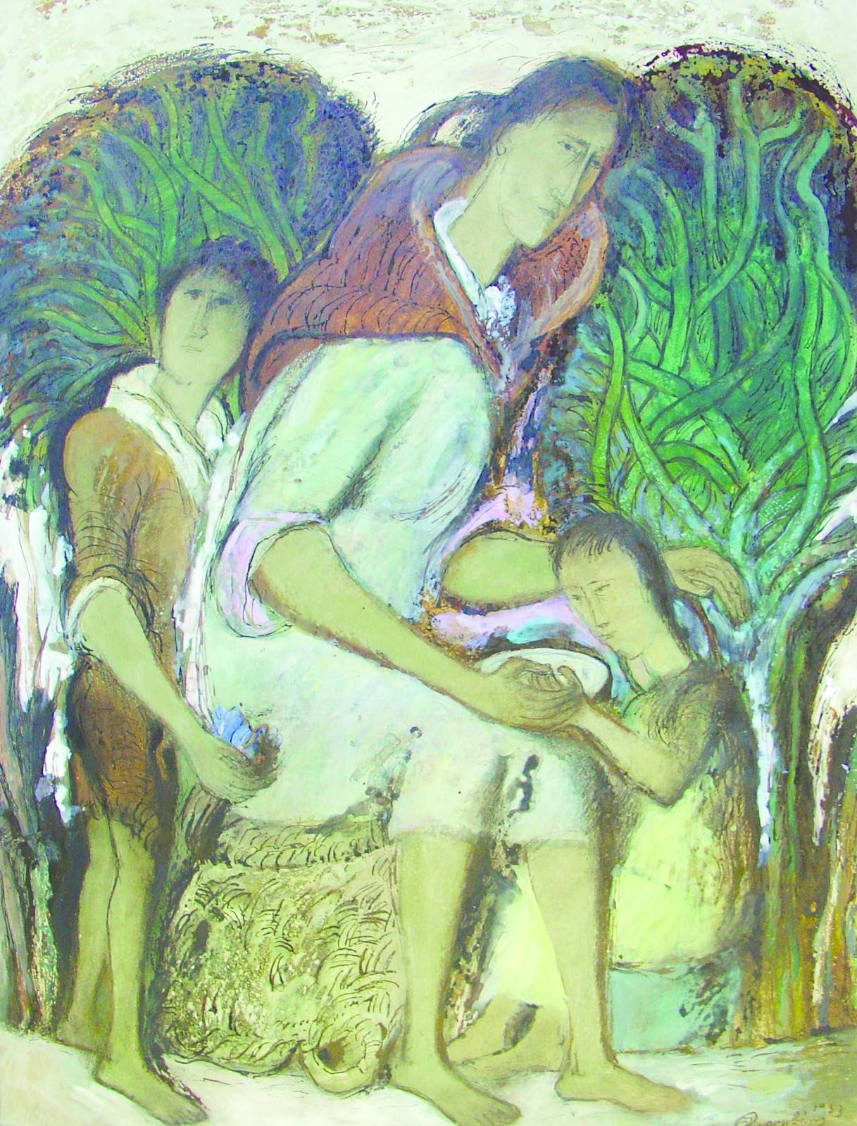 'Hora do almoço', 1953