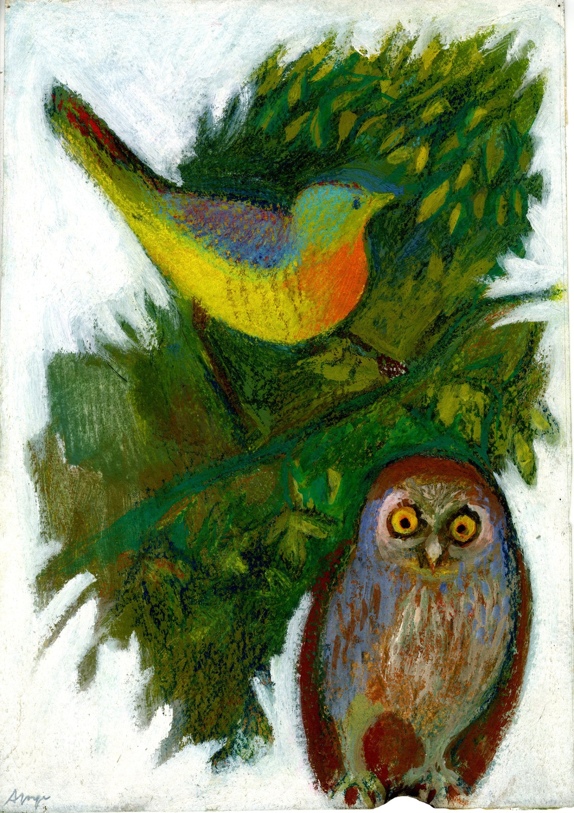 'Boa noite passarinho', cerca de 1988