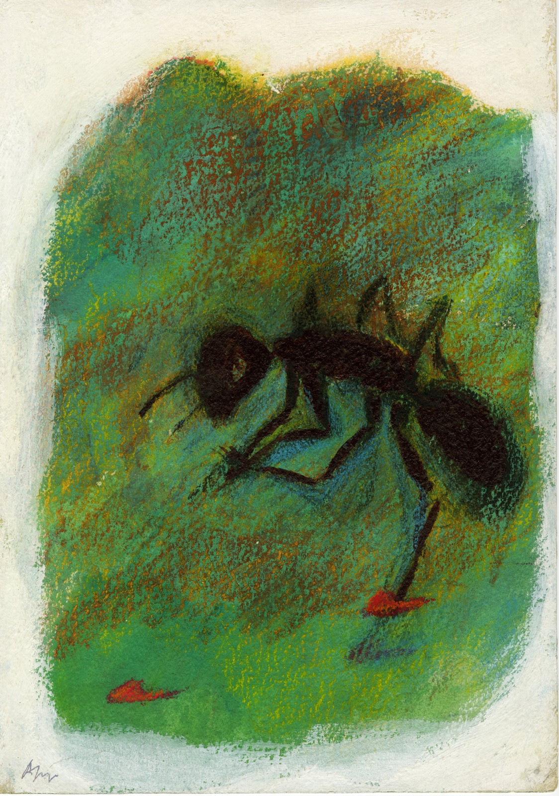 'Formiguinha descalça', cerca de 1988