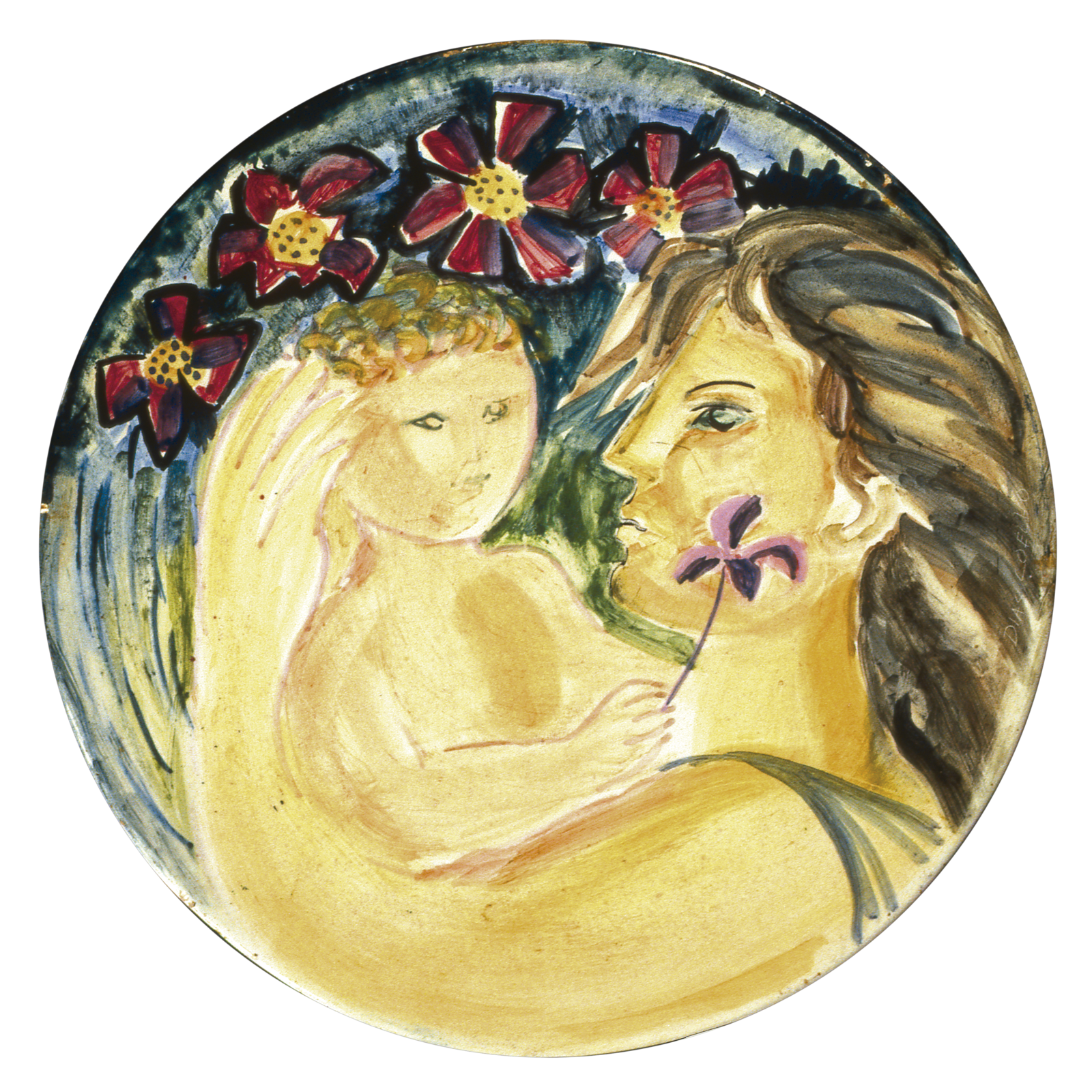 'Maternidade', 1954, faiança pintada e vidrada