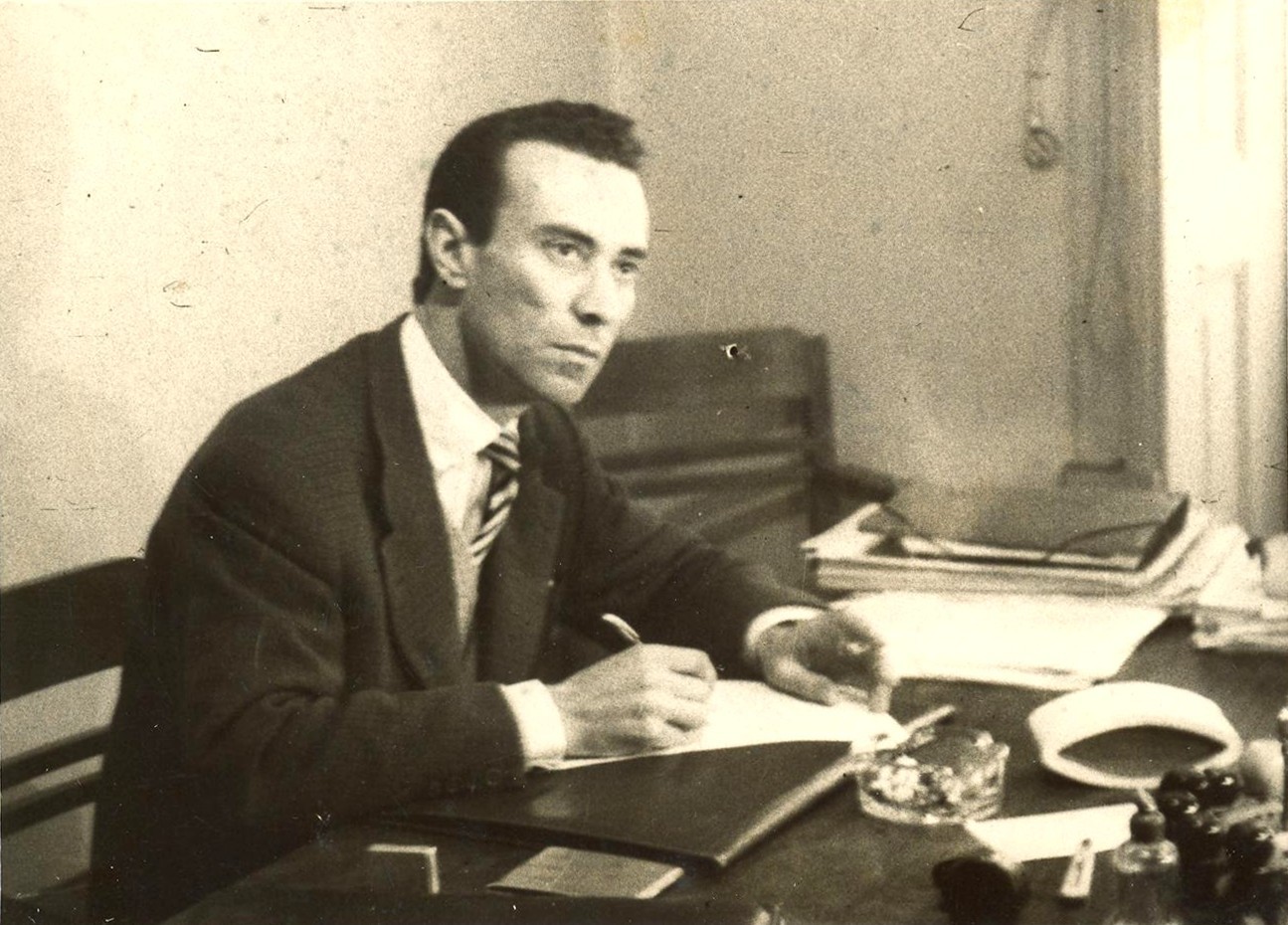 Mário Braga no Instituto Maternal de Coimbra, 1949